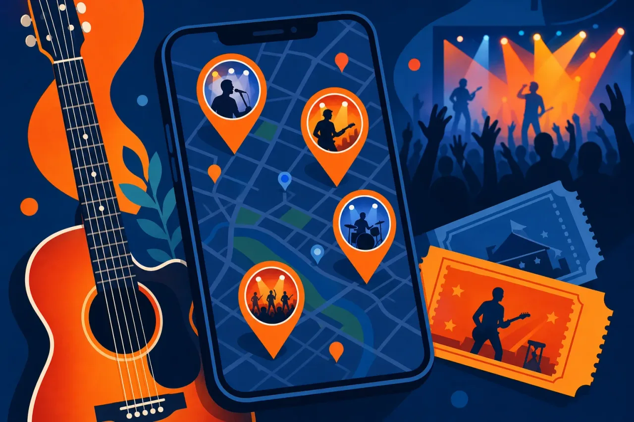 Featured: How to Find Live Music Events Near You Using Apps