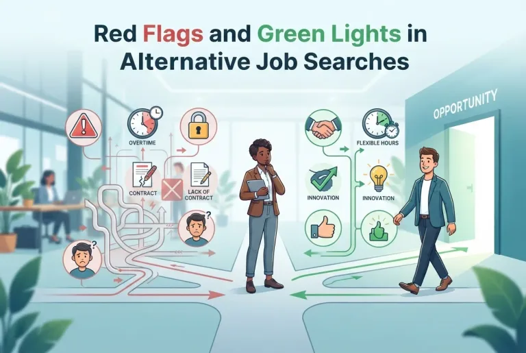 Featured image for: Red Flags and Green Lights in Alternative Job Searches
