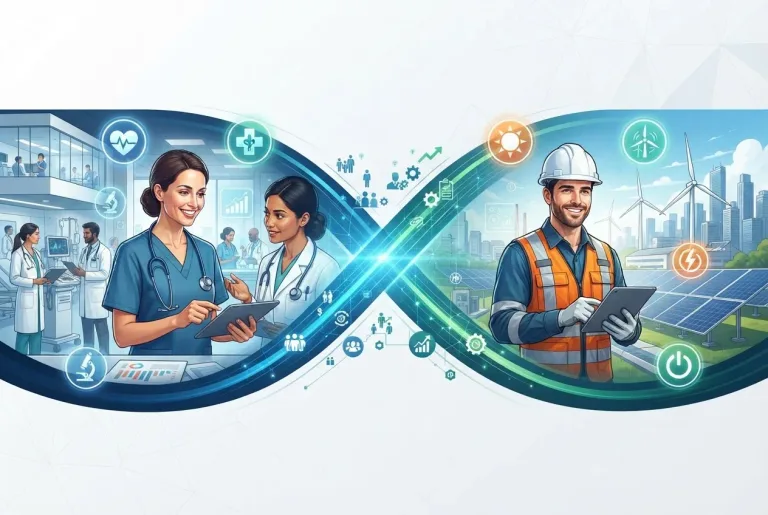 Featured image for: How Healthcare and Energy Careers Shape the Modern Job Market