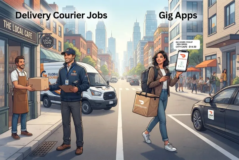 Featured image for: Delivery Courier Jobs vs Gig Apps: How to Choose Your Driving Career
