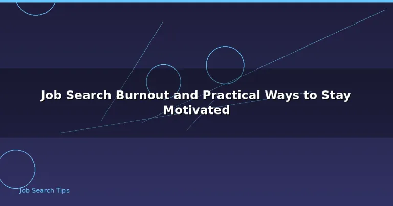 Featured: Job Search Burnout and Practical Ways to Stay Motivated