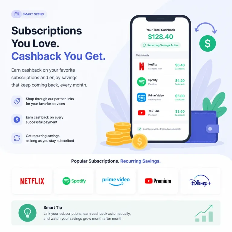 How Cashback on Subscription Services Can Add Up Fast