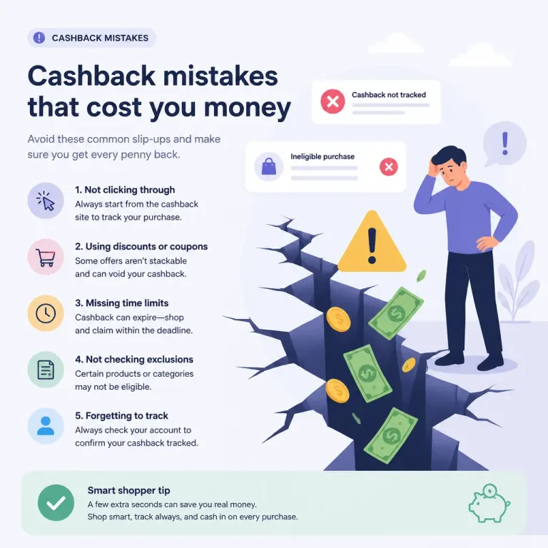 Common Cashback Mistakes That Cost You Money