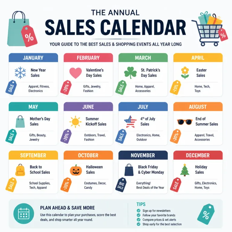 When Do the Biggest Seasonal Sales Happen Each Year?