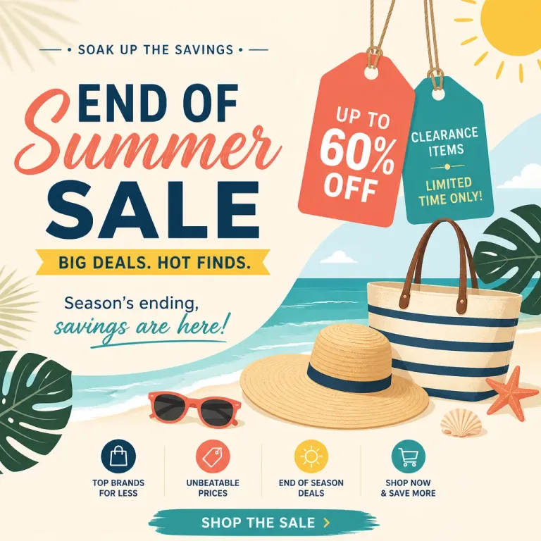 End of Summer Sales You Should Never Miss