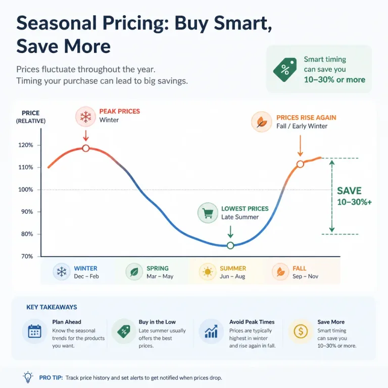 How Seasonal Pricing Works and When Items Cost Less