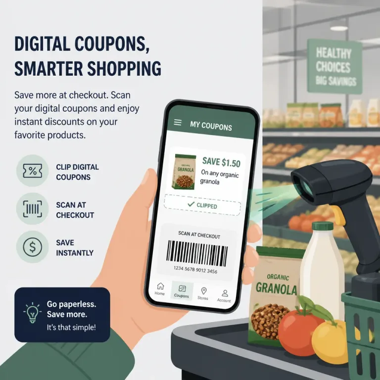 How to Use Digital Coupons at Grocery Stores