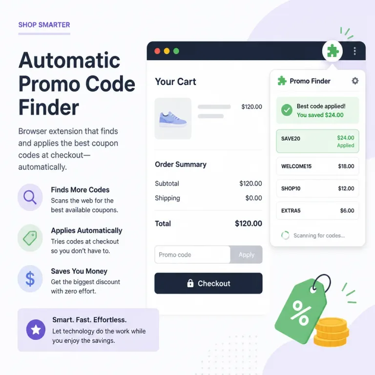 How to Find and Apply Promo Codes Automatically