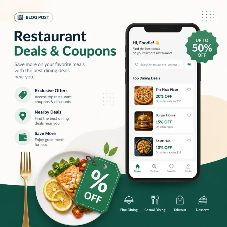 Best Coupon Apps for Restaurant and Food Deals