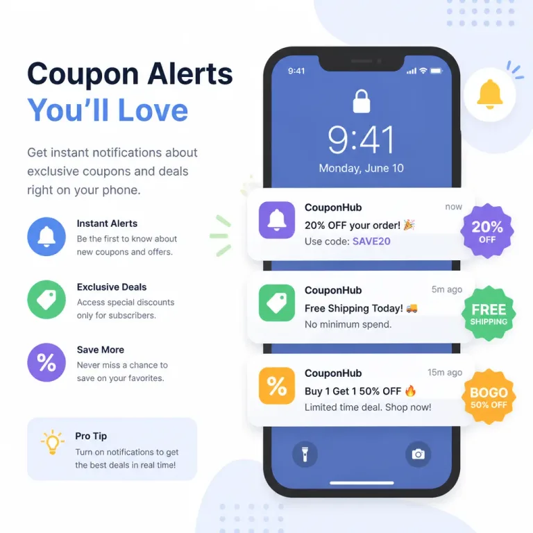 How to Set Up Coupon Alert Notifications on Your Phone