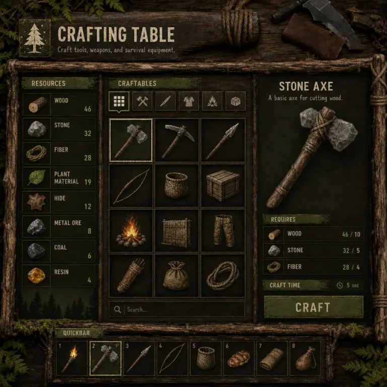 Featured: Top Survival Games With Deep Crafting Mechanics