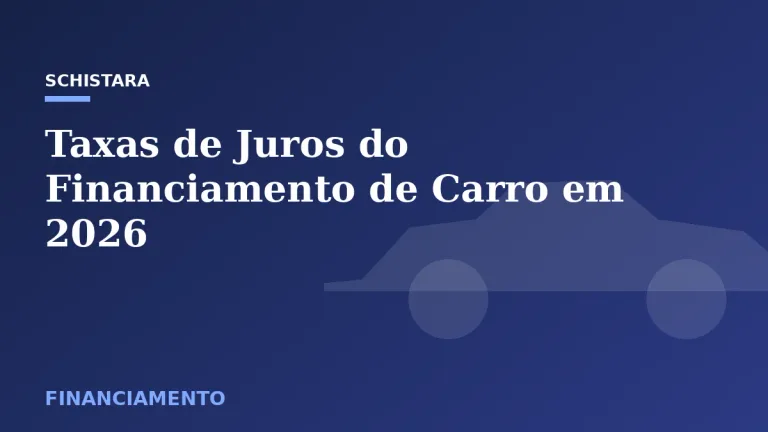 Featured: Taxas de Juros do Financiamento de Carro em 2026