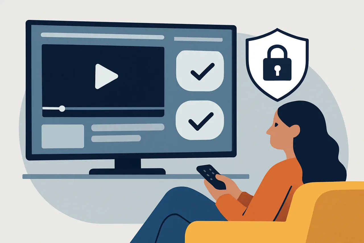 Streaming audience viewing content on multiple devices