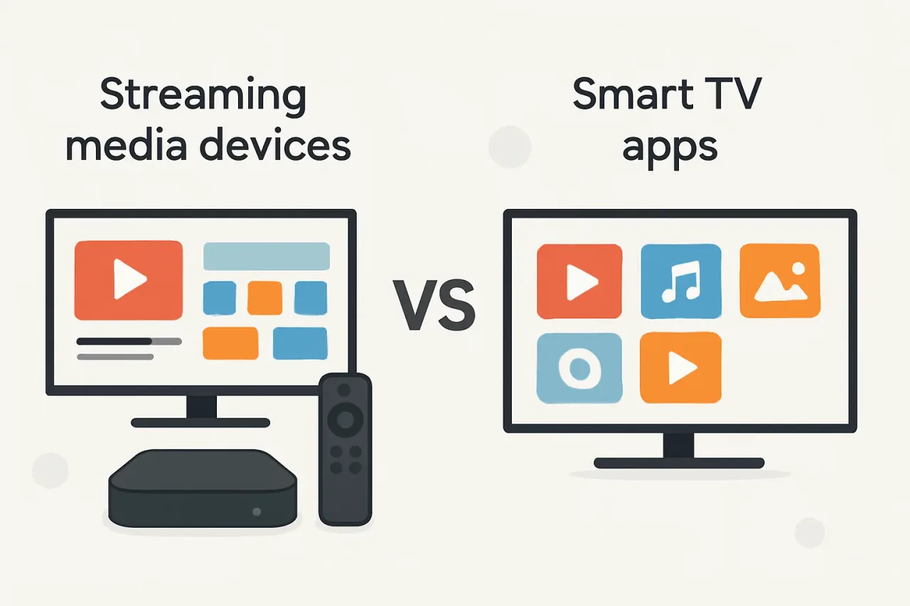 Featured image for: Streaming Media Devices Versus Smart TV Apps: Which Is Better?