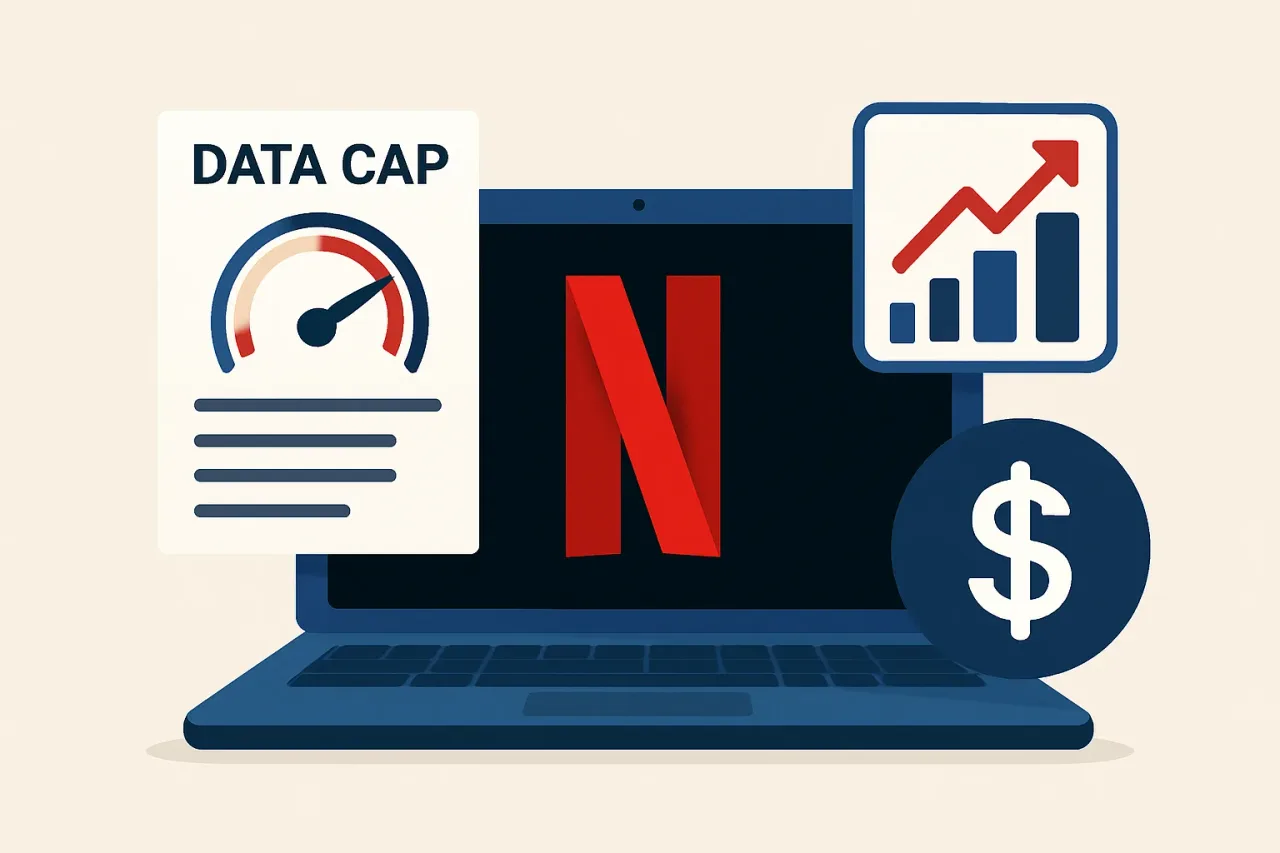Featured image for: Assessing Data Cap Overages With Netflix: The Hidden Streaming Expense