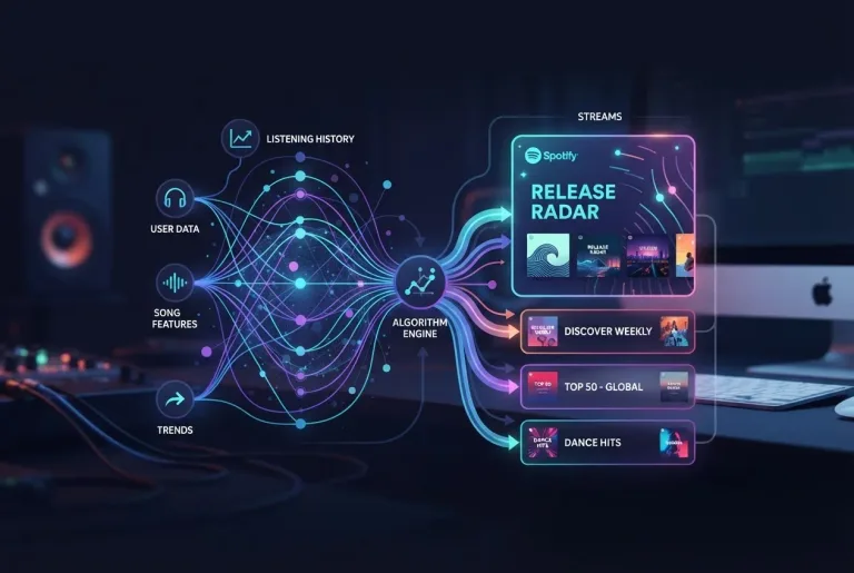 Featured image for: Music Streaming Charts: How Spotify Algorithm and Playlists Work