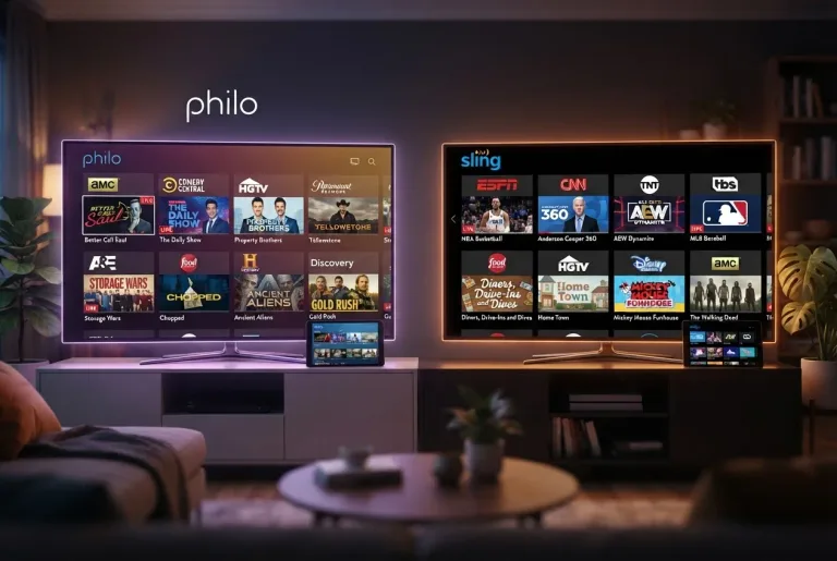 Featured image for: Cheap Live TV Streaming: Philo vs Sling TV Comparison