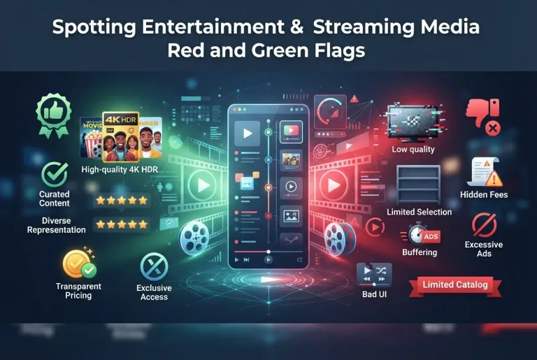 Featured image for: Spotting Entertainment & Streaming Media Red and Green Flags