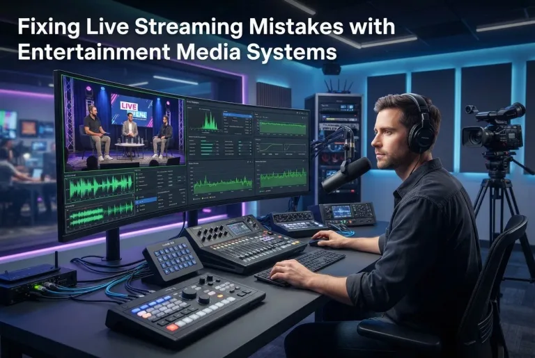 Featured image for: Fixing Live Streaming Mistakes with Entertainment Media Systems
