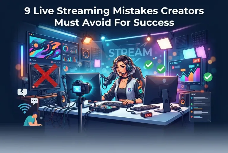 Featured image for: 9 Live Streaming Mistakes Creators Must Avoid For Success