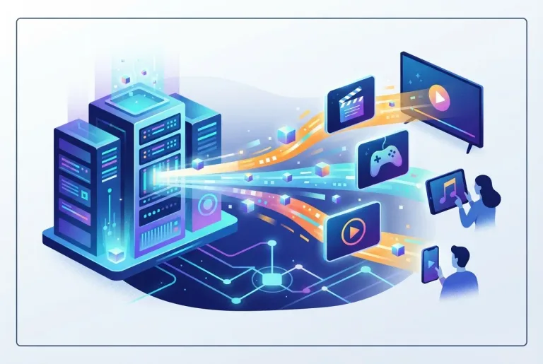 Streaming data server racks