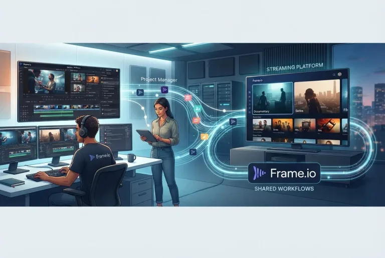 Featured image for: Streamlining Media Production with Frame io Shared Workflows