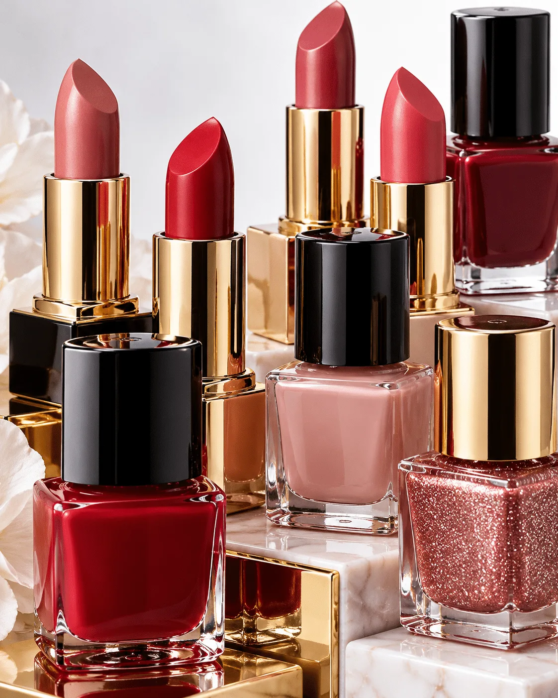 Lipstick products representing the makeup category