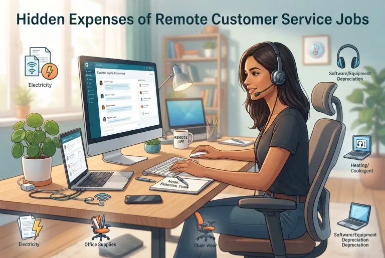 Featured image for: Hidden Expenses of Remote Customer Service Jobs You Must Know
