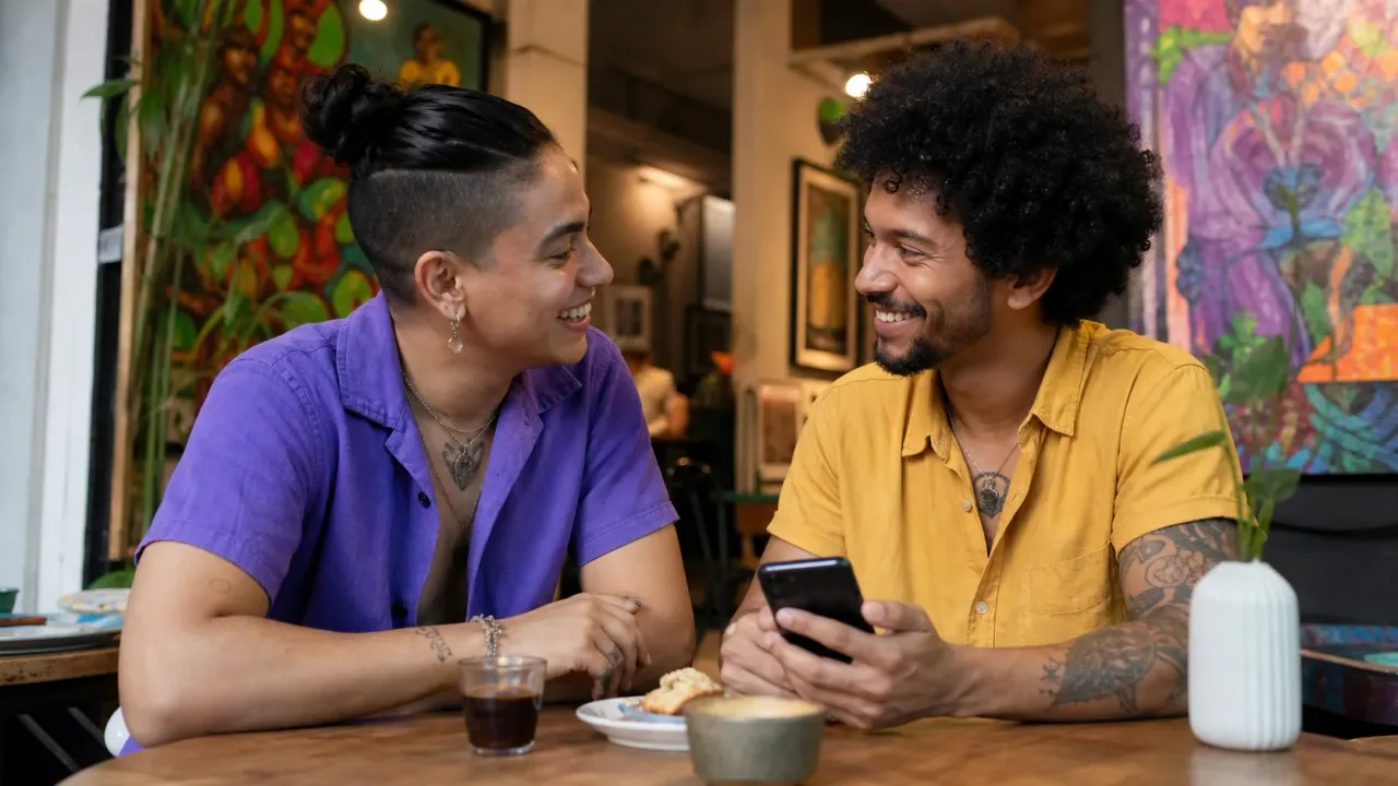 Capa fotográfica: Aplicativos de namoro LGBTQIA+: como escolher