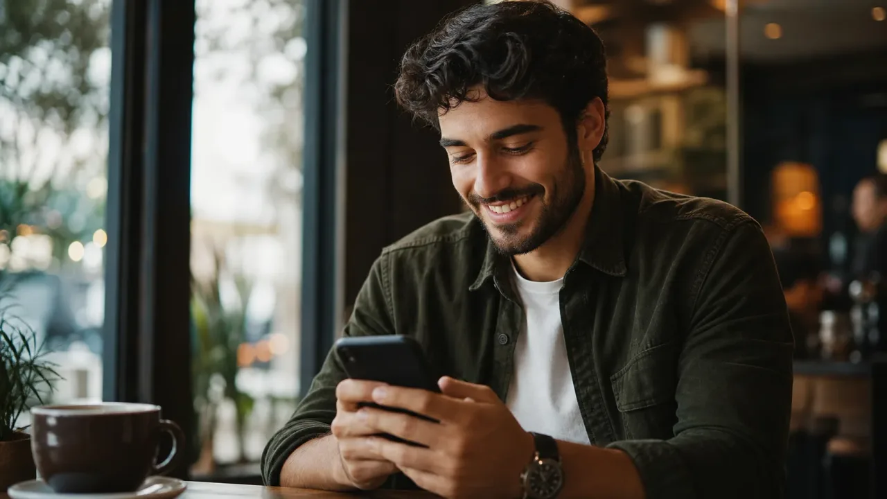 Capa fotográfica: Como enviar a primeira mensagem em um app de namoro