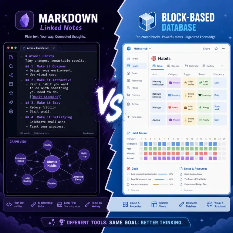Featured: Obsidian vs Notion: Which Note-Taking App Fits Your Brain?