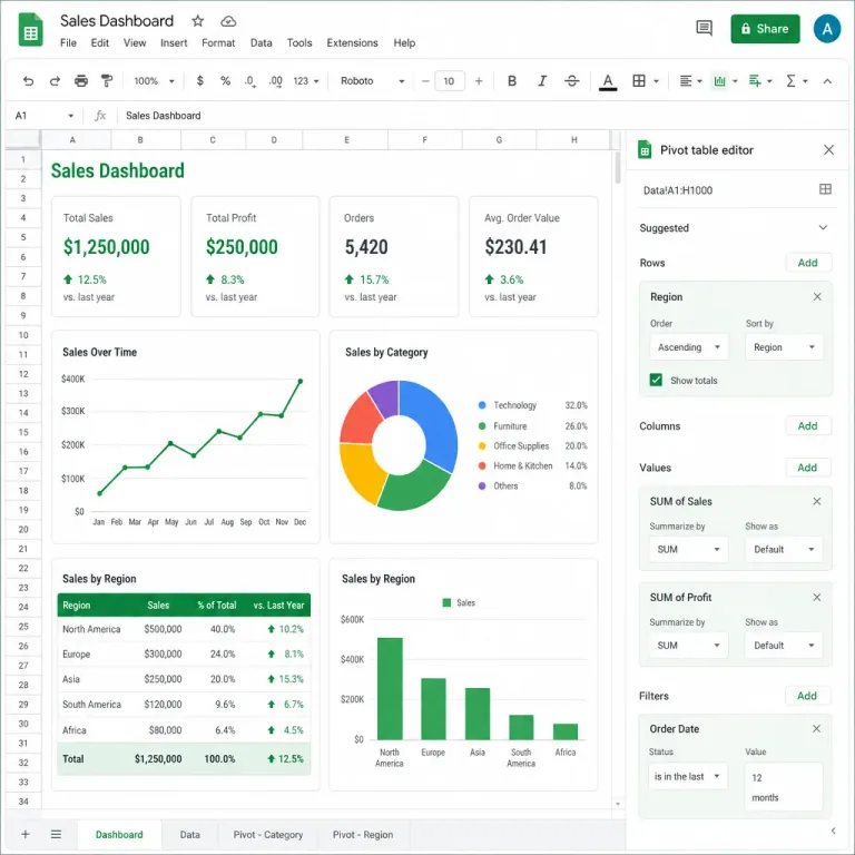 Featured: Complete Guide to Using Google Sheets for Data Analysis