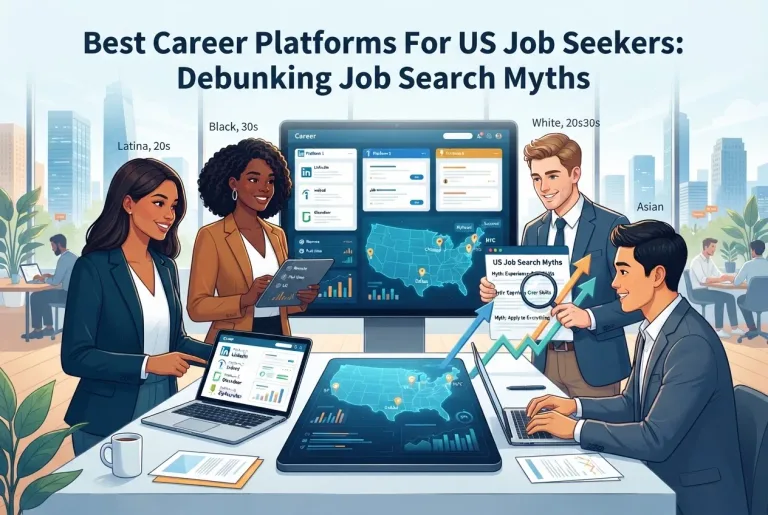 Featured image for: Best Career Platforms For US Job Seekers: Debunking Job Search Myths
