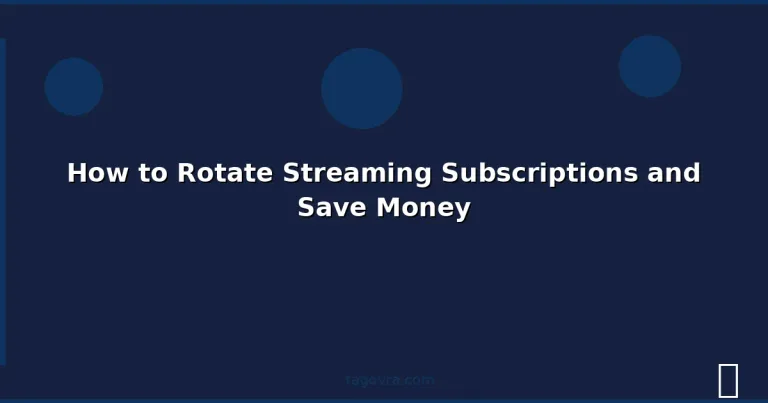Featured: How to Rotate Streaming Subscriptions and Save Money