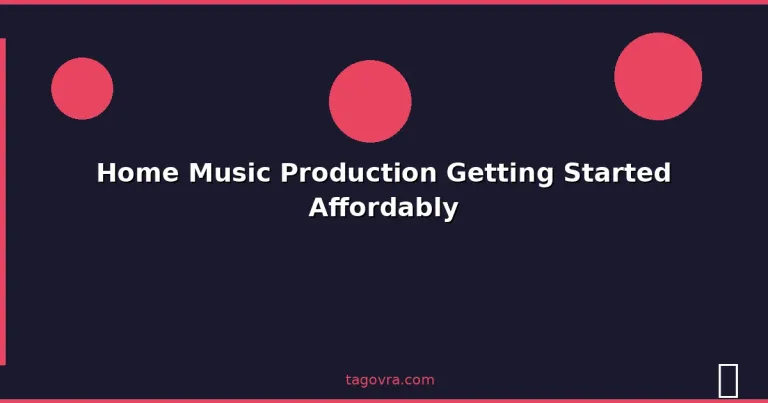 Featured: Home Music Production Getting Started Affordably