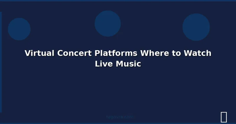 Featured: Virtual Concert Platforms Where to Watch Live Music