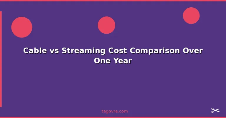 Featured: Cable vs Streaming Cost Comparison Over One Year