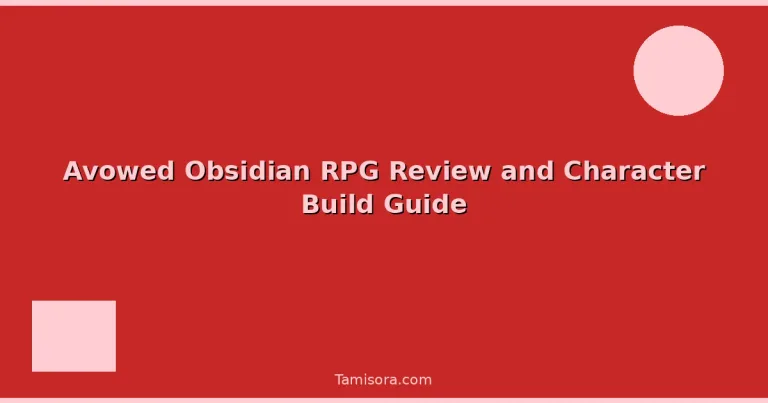 Featured: Avowed Obsidian RPG Review and Character Build Guide