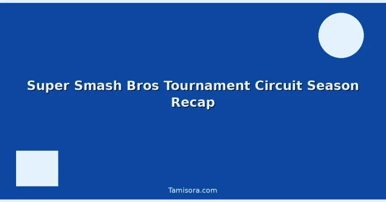 Featured: Super Smash Bros Tournament Circuit Season Recap