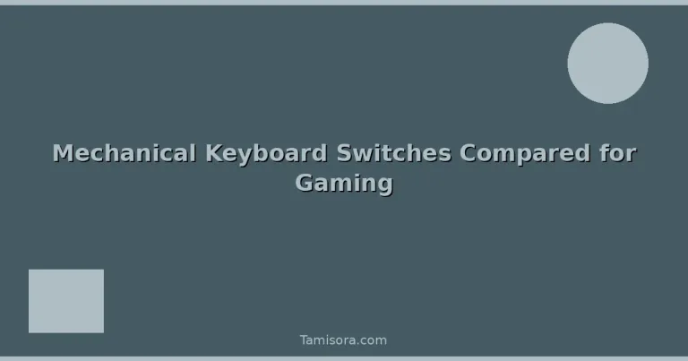 Featured: Mechanical Keyboard Switches Compared for Gaming