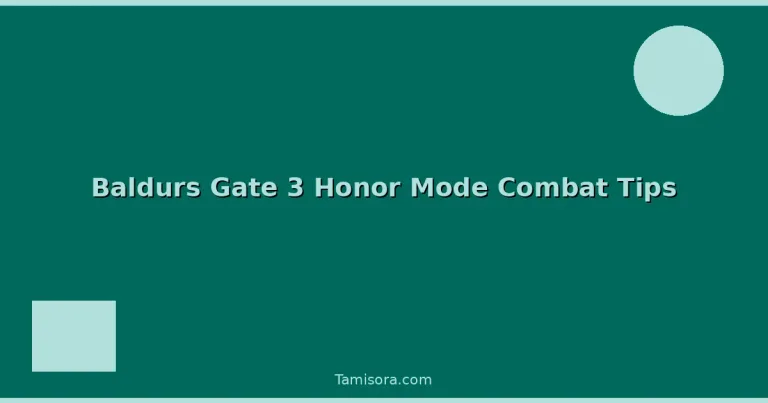 Featured: Baldurs Gate 3 Honor Mode Combat Tips