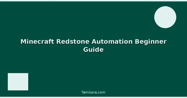 Featured: Minecraft Redstone Automation Beginner Guide