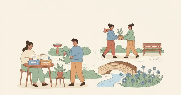 Illustration: How to Separate Business and Personal Finances