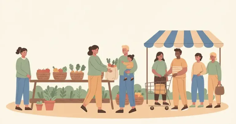 Illustration: Free Grocery Programs Available in Most Counties