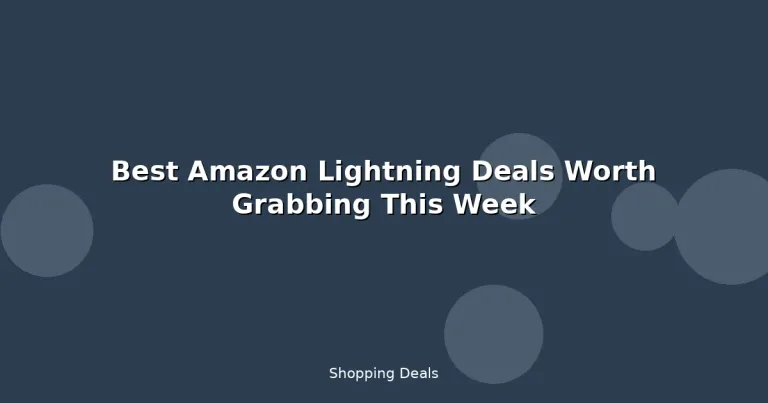 Featured: Best Amazon Lightning Deals Worth Grabbing This Week