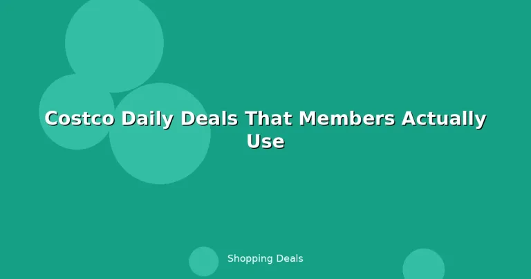 Featured: Costco Daily Deals That Members Actually Use