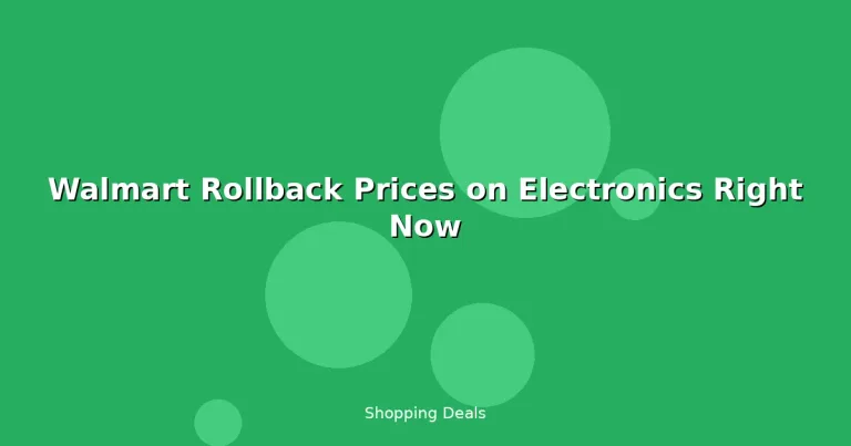 Featured: Walmart Rollback Prices on Electronics Right Now