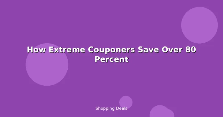 Featured: How Extreme Couponers Save Over 80 Percent
