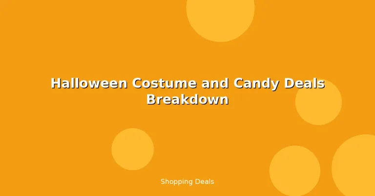 Featured: Halloween Costume and Candy Deals Breakdown