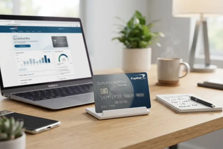 Featured image for: Capital One QuicksilverOne Review: Simple Cash Back Card for Fair Credit